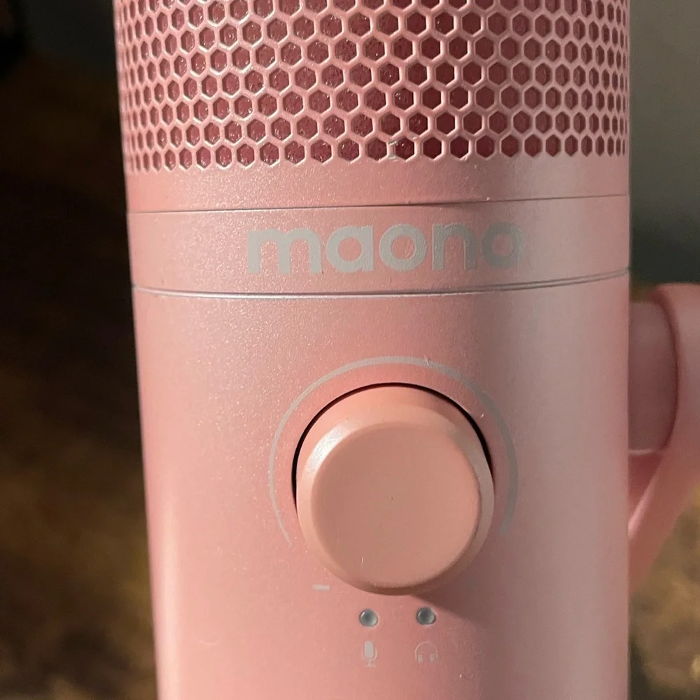 Pink Computer Microphone